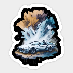 Summer Art DMC DeLorean Sticker